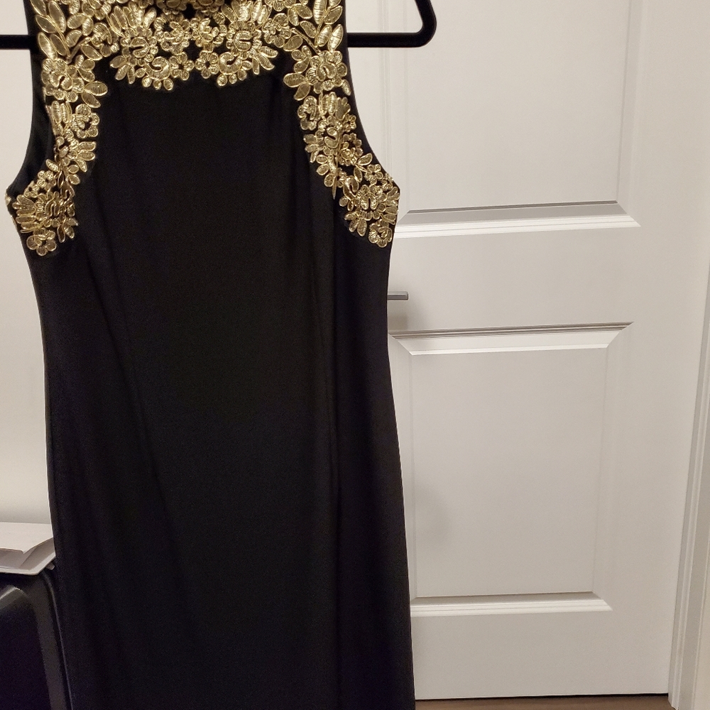 Frank Lyman Elegant Black Dress - Picture 3 of 9